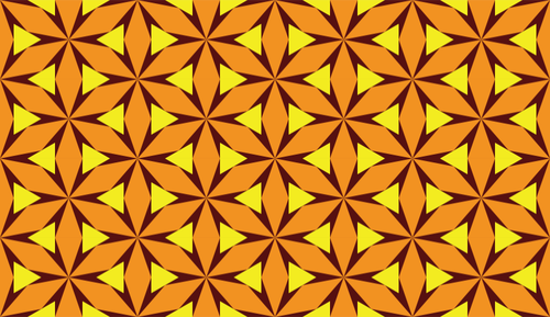 Latar belakang oranye tessellation