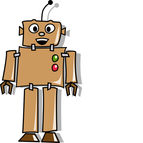 Cartoon robot bild