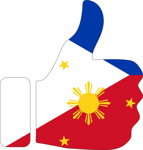 Başparmak yukarıya için Filipinler