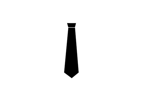 Silhouette de cravate