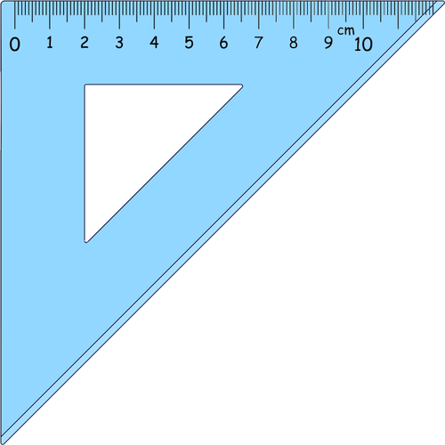 Driehoek liniaal