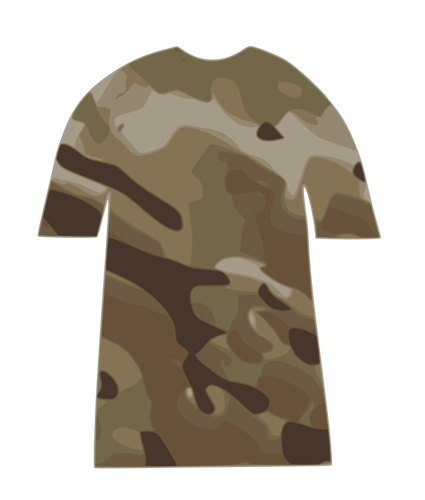 T-shirt de camuflagem