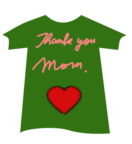 Obrigado mãe t-shirt