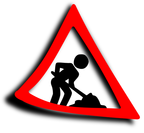 "Dibangun" simbol