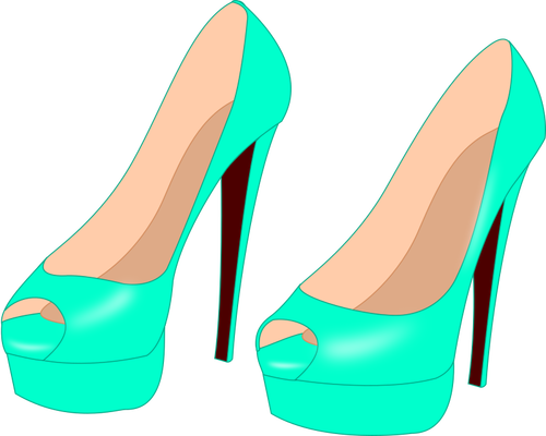Hemelsblauw schoenen