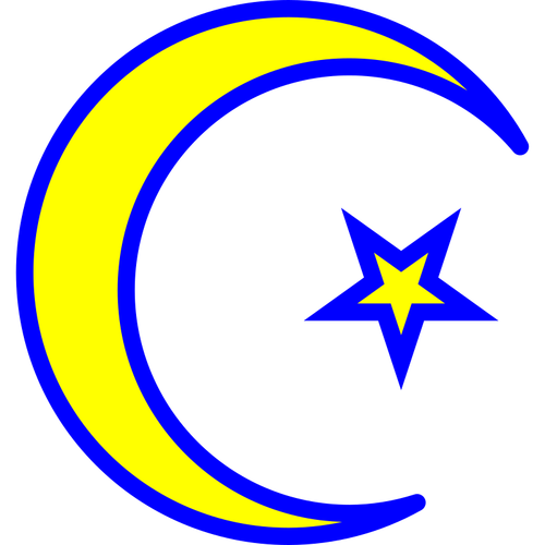 Muslimska symbol bild