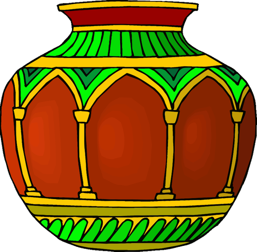 Rote vase