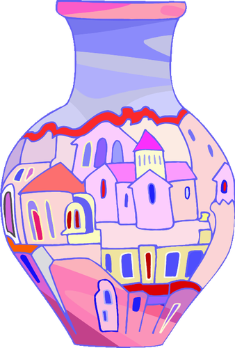 Malovaná váza