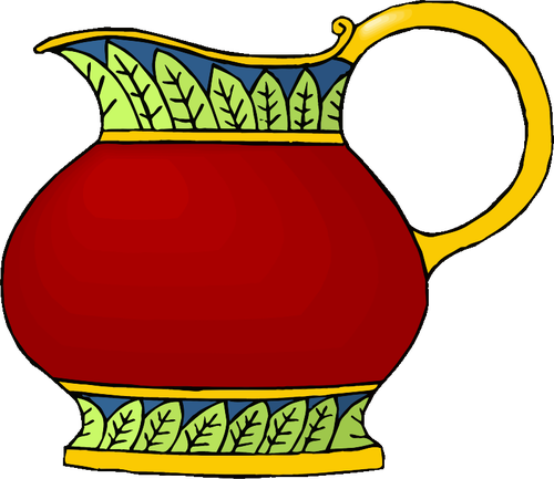 装飾的なマグカップ