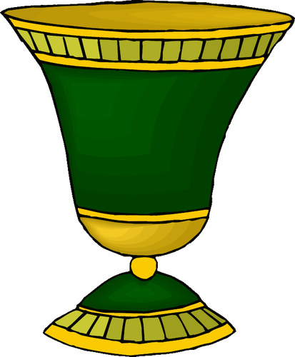 Copa verde e dourada