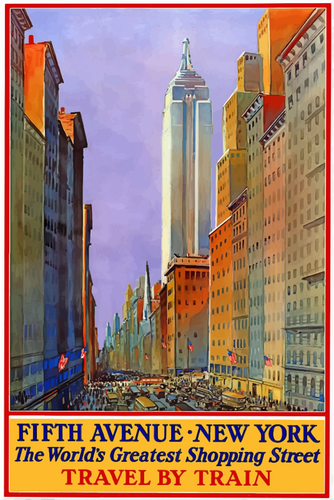 Fifth Avenue affisch