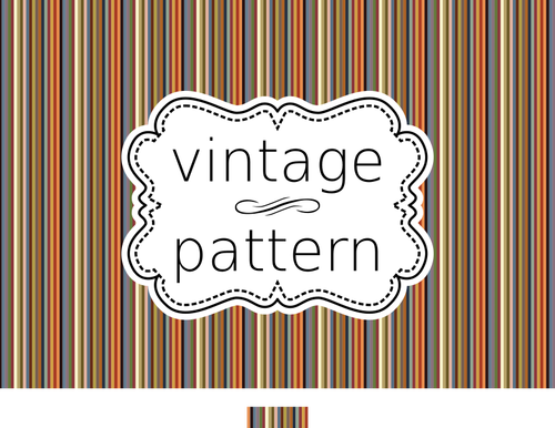 Stripete Vintage mønster