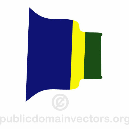 Wellig Flagge der Vojvodina