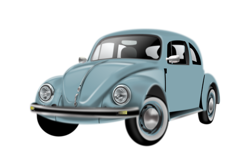 Beetle car model vector