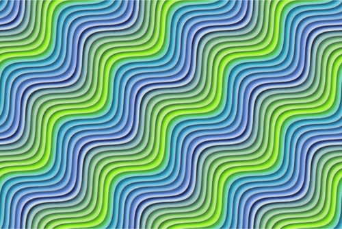Wavy background in green and blue