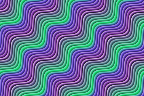紫と緑の波線の背景