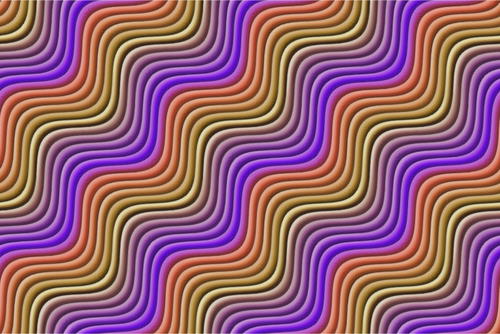 Wavy background in rainbow colors
