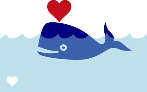 Romantische walvis