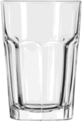 Vektor illustration av dryck se genom glaset