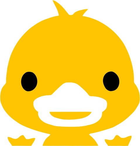 Sarı ördek yavrusu