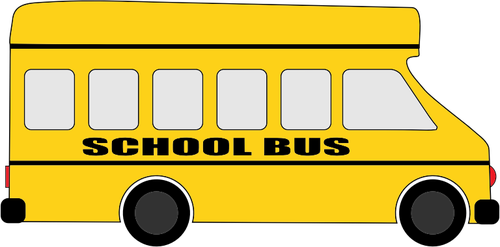 Ônibus escolar amarelo