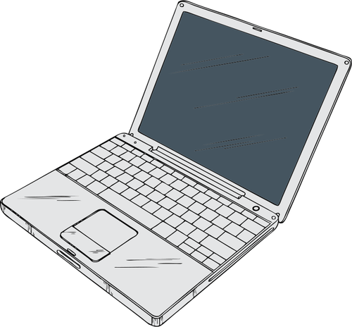 Dibujo vectorial de PowerBook