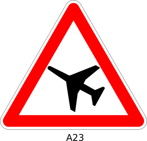 Port lotniczy wektor znak