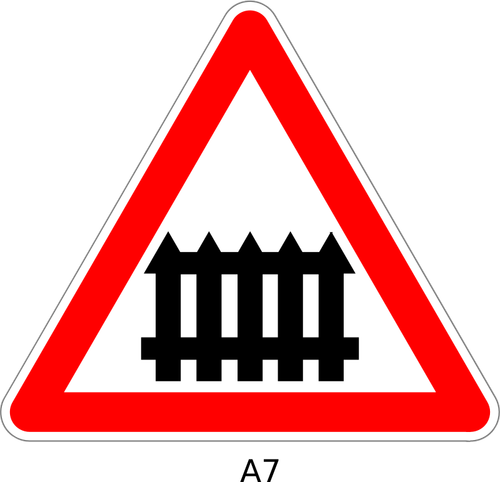 Gardé railroad crossing signe