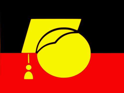 Aboriginal onderwijs vectorillustratie
