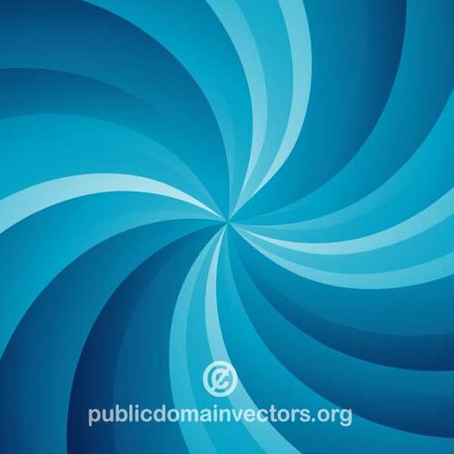 Vector de vigas espiral azul