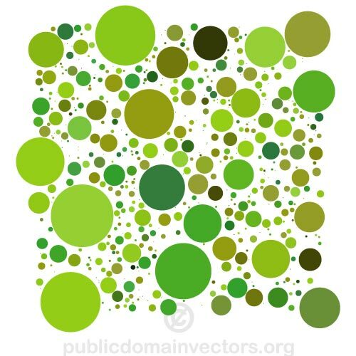 Titik-titik hijau vektor latar belakang