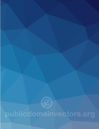 Fundo azul vector poligonal