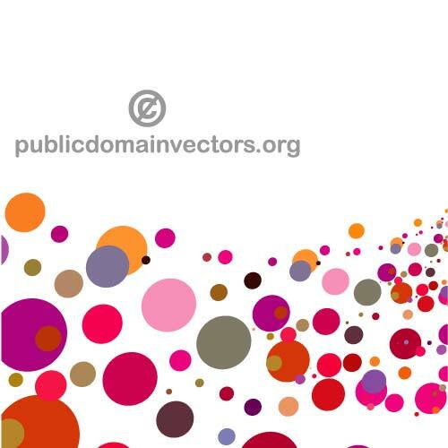 Grafica vettoriale di bolle colorate