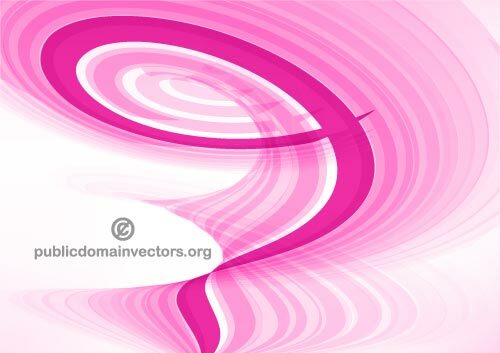 Pink whirl vector graphics