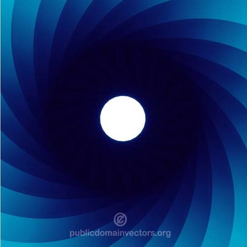 Синий закрученной формы вектор