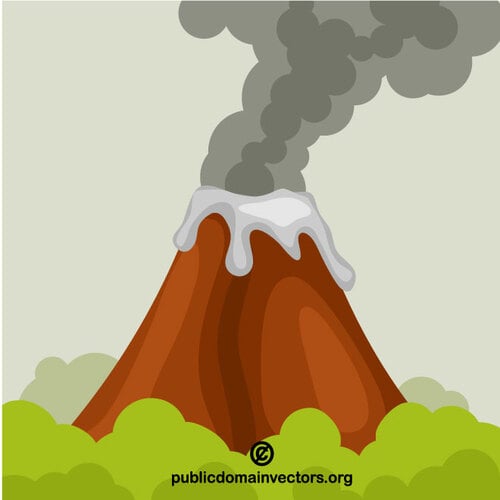 Активный вулкан