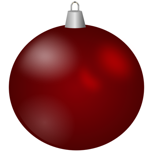 Maroon Christmas Ornament-Vektor-Bild