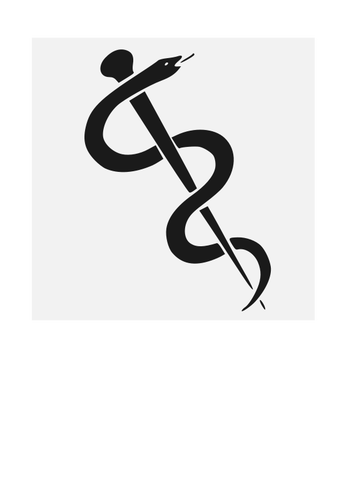Aesculab symbol wektor wyobrażenie o osobie
