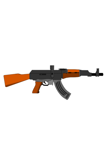 AK47 pistola vector de la imagen