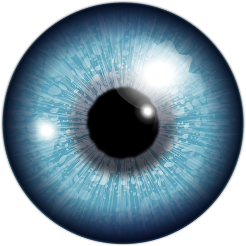 Blue pupil image