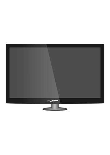 Plasma-TV-Vektor-ClipArt-Grafik