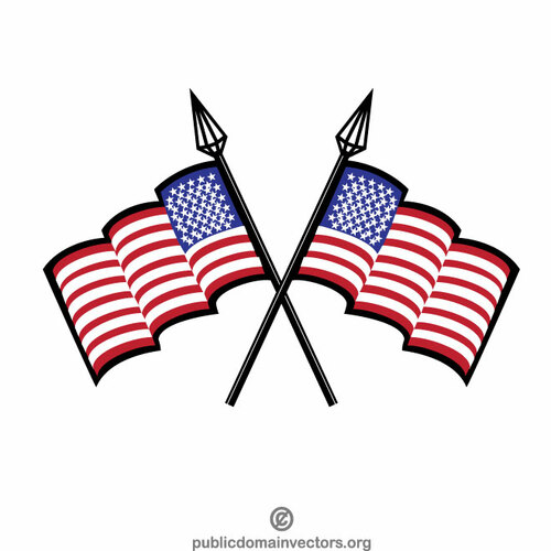 Amerikanska flaggor