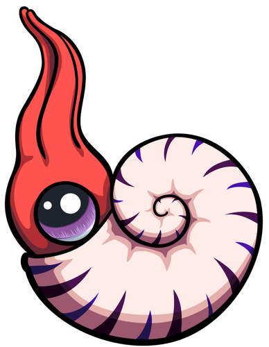 粉红色的小蜗牛