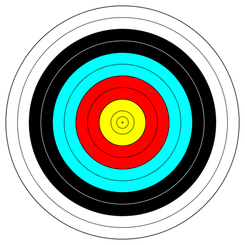 Vector illustraties van target