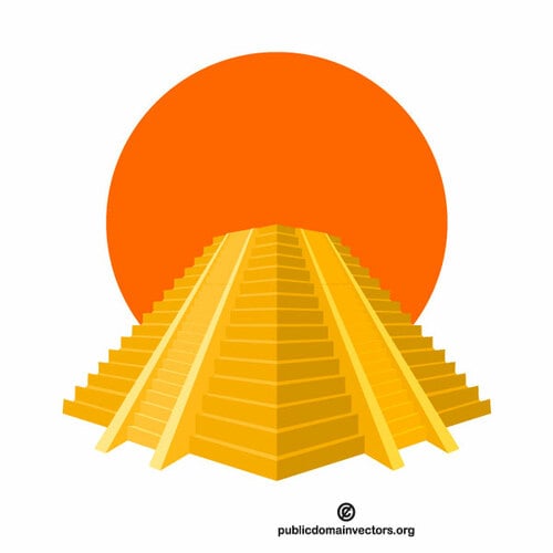 Eldgammel pyramide