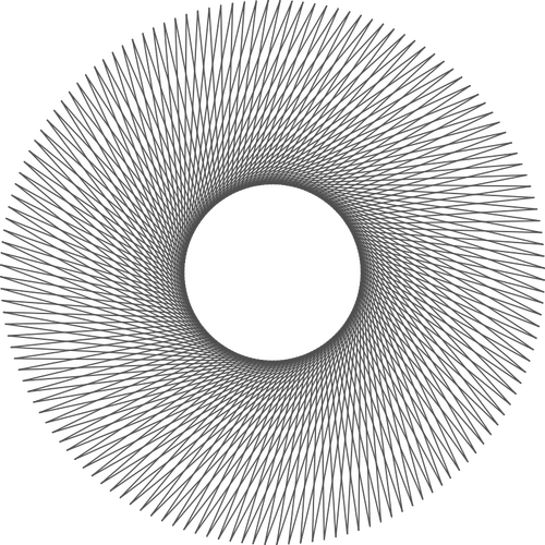 Vector de la imagen de aureo geométrico de dibujo