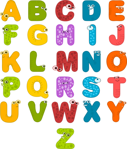 Vettore animale alfabeti