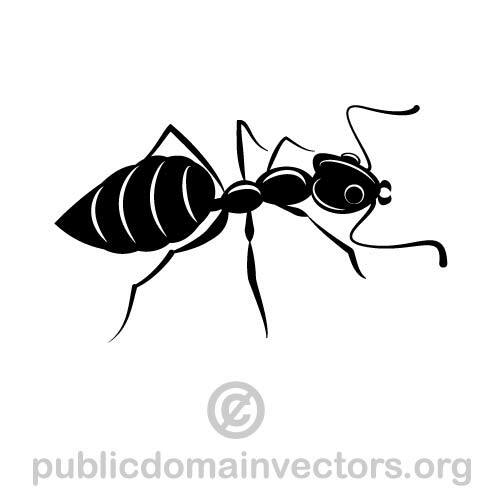 Gráficos vectoriales de una hormiga