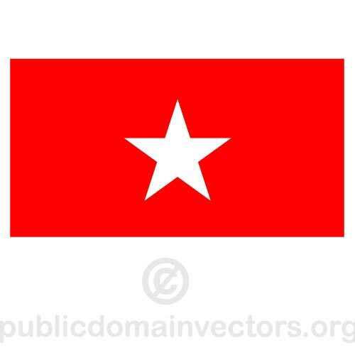 Anti-fascist vector flag
