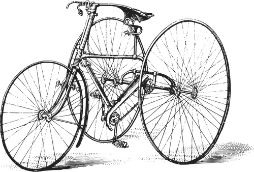 Antika üç tekerlekli bisiklet